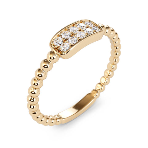 Unique Diamond Cluster Ring in 14k Gold / Beaded Gold and Diamond Stackable Ring / Diamond Wedding Band / Dainty Ring / Dainty Promise Ring Unique Diamond Cluster Ring in 14k Gold / Beaded Gold and Diamond Stackable Ring / Diamond Wedding Band / Dainty Ring / Dainty Promise Ring