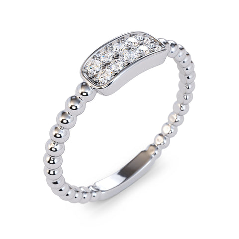 Unique Diamond Cluster Ring in 14k Gold / Beaded Gold and Diamond Stackable Ring / Diamond Wedding Band / Dainty Ring / Dainty Promise Ring Unique Diamond Cluster Ring in 14k Gold / Beaded Gold and Diamond Stackable Ring / Diamond Wedding Band / Dainty Ring / Dainty Promise Ring