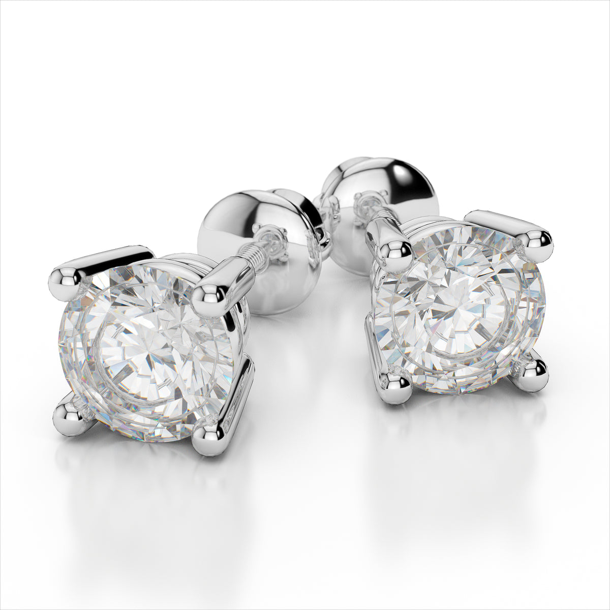 2ctw LG Diamond Earrings