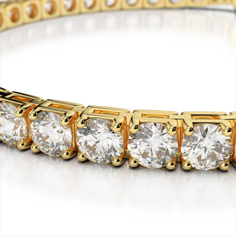 Diamond Tennis Bracelet / 3.0 ctw 14k Gold Prong Setting Diamond Tennis Bracelet / Multi stone Diamond layering bracelet / Statement Jewelry